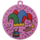 Carnavalsmedaille Jester Roze