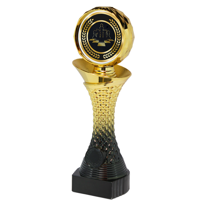 Schaak Trofee – Goud/Zwarte Beker