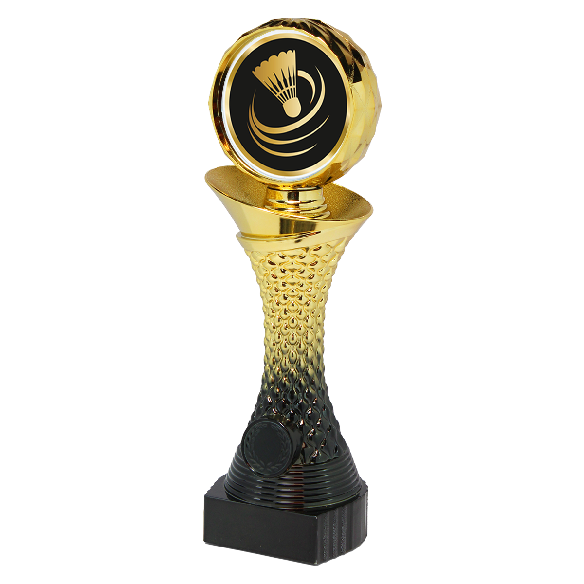 Badminton Trofee – Goud/Zwarte Beker