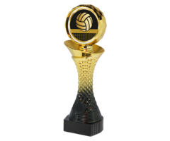Volleybal Trofee – Goud/Zwarte Beker