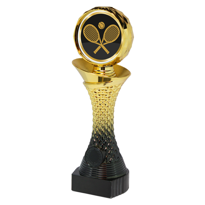 Tennis Trofee – Goud/Zwarte Beker