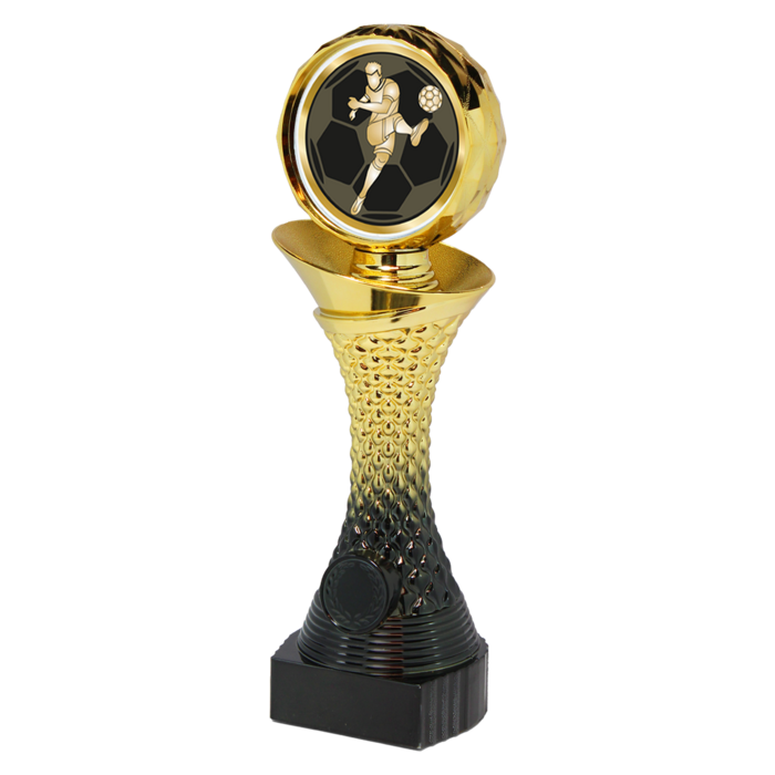 Voetbal Trofee (man) – Goud/Zwarte Beker