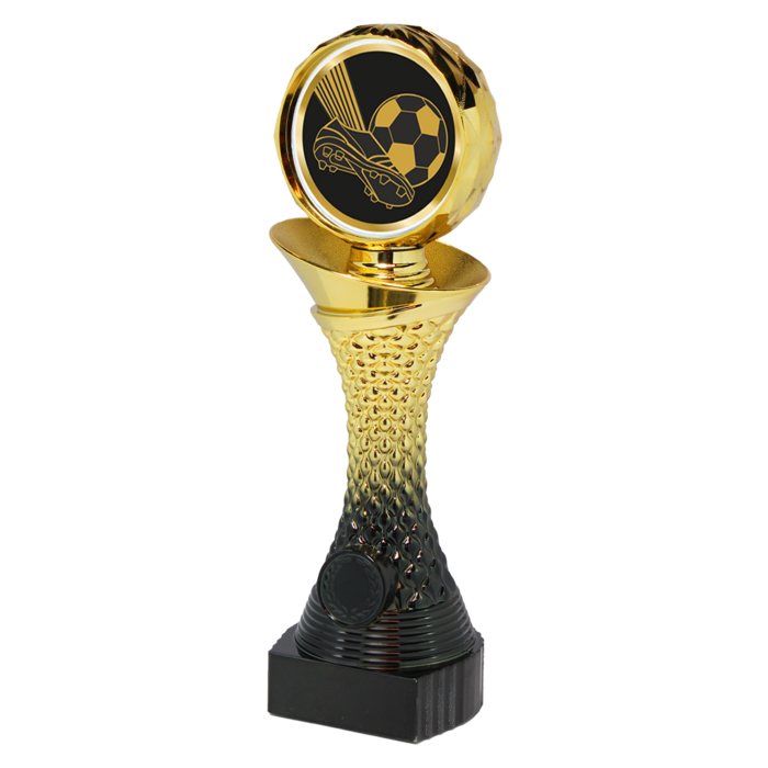 Voetbal Trofee  – Goud/Zwarte Beker