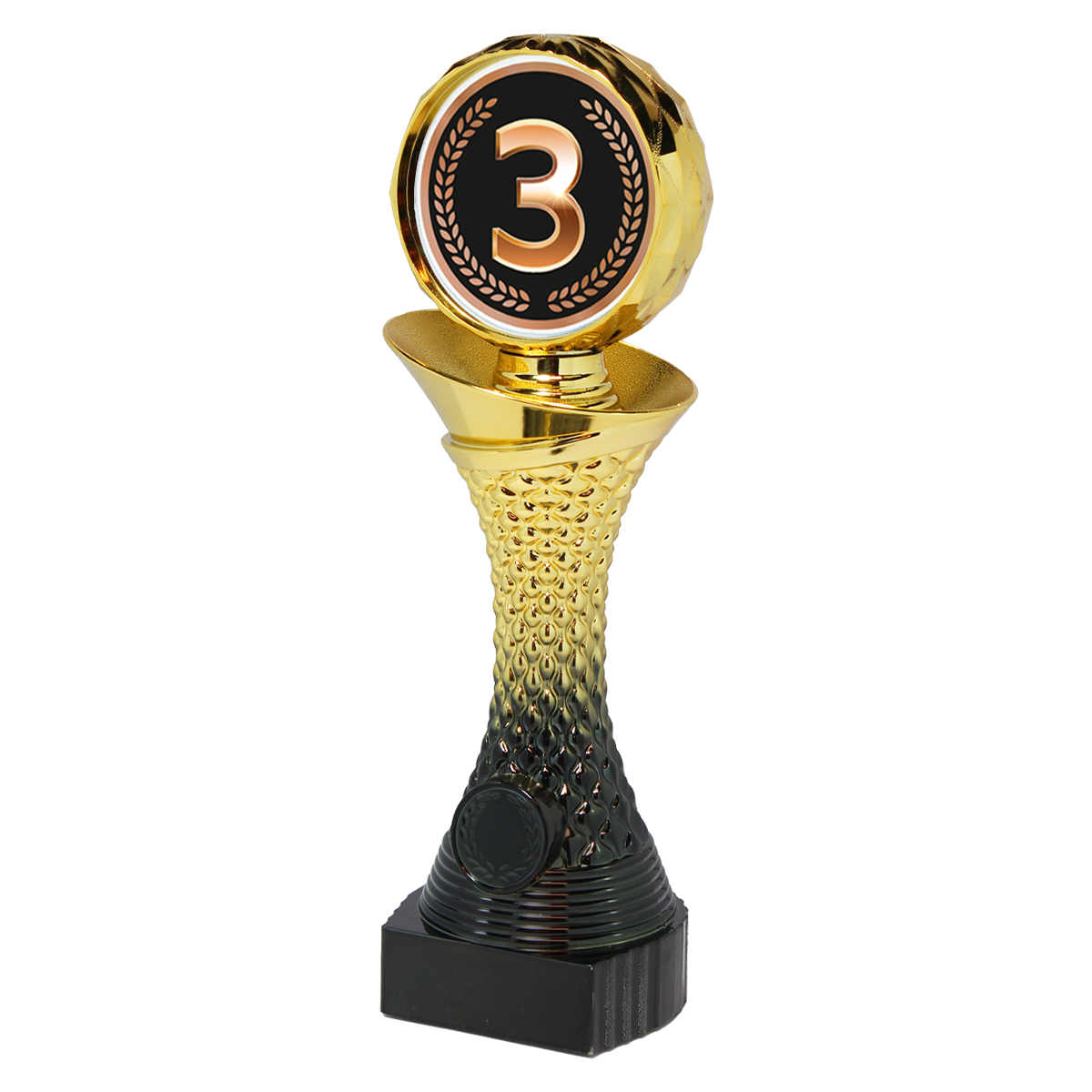 Trofee Nummer 3 – Goud/Zwarte Beker