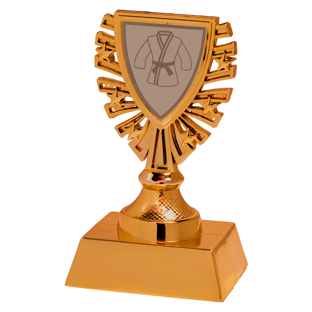 Kunststof Trofee – Judo/karate | 12,5 cm | Goud, Zilver & Brons