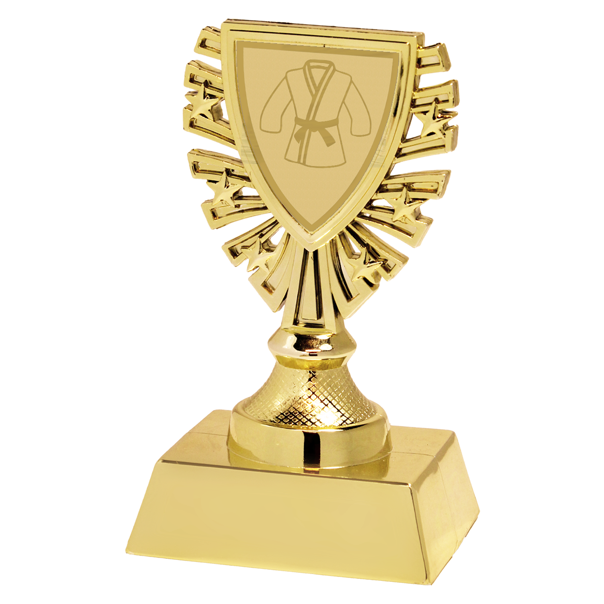 Kunststof Trofee – Judo/karate | 12,5 cm | Goud, Zilver & Brons