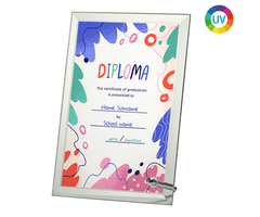 Budget glas trofee-Full Colour