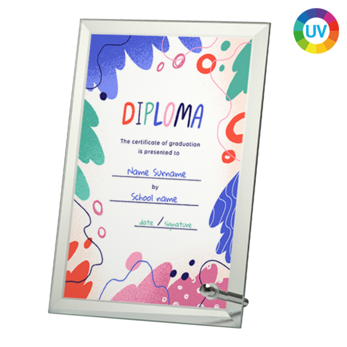 Budget glas trofee-Full Colour