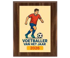 Plaquette met full-colour  UV Print