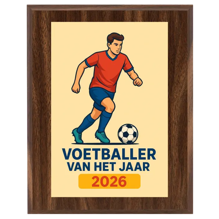 Plaquette met full-colour UV Print