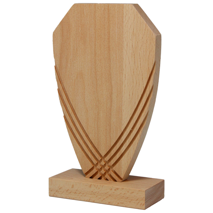 Houten Sporttrofee met Eigen Ontwerp – Full Color UV Bedrukking