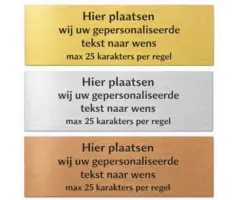 Tekstplaatje 45x18mm