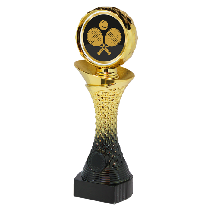 Padel Trofee – Goud/Zwarte Beker
