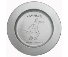 Gegraveerde Kampioensschaal Antique Zilver