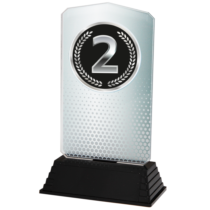 Acryl Trofee 1 – 2 – 3 – Goud, Zilver & Brons (18,5 cm)