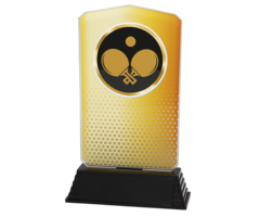 Acryl Tafeltennis Trofee – Goud, Zilver & Brons (18,5 cm)