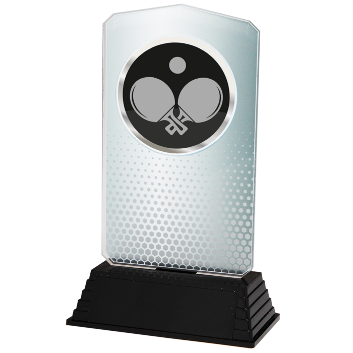 Acryl Tafeltennis Trofee – Goud, Zilver & Brons (18,5 cm)