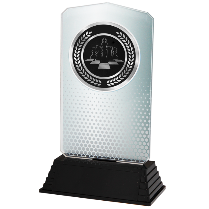 SchaakTrofee Acryl – Goud, Zilver & Brons