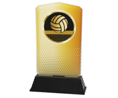 Volleybal Trofee Acryl – Goud, Zilver & Brons (18,5 cm)