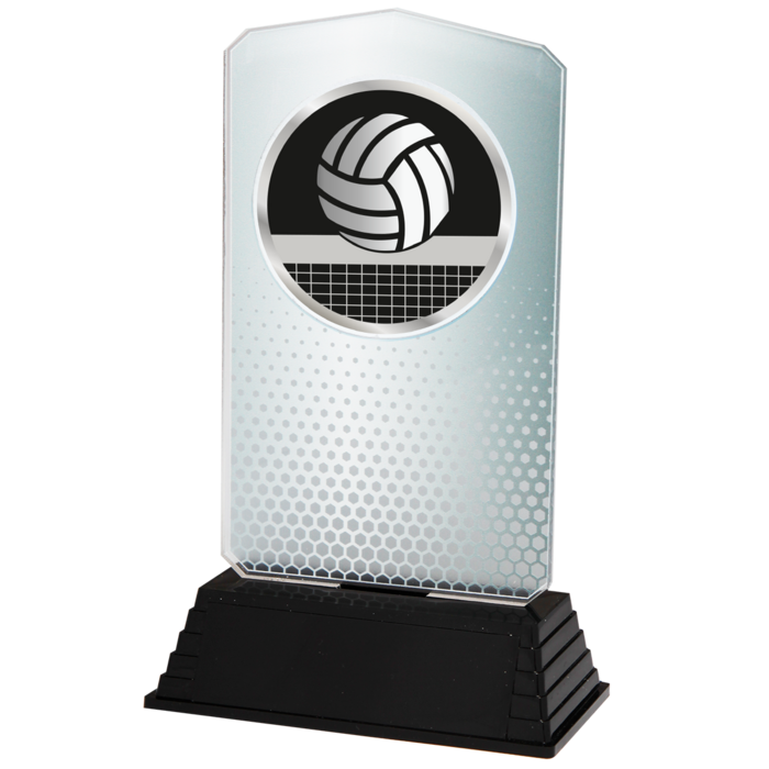 Volleybal Trofee Acryl – Goud, Zilver & Brons (18,5 cm)