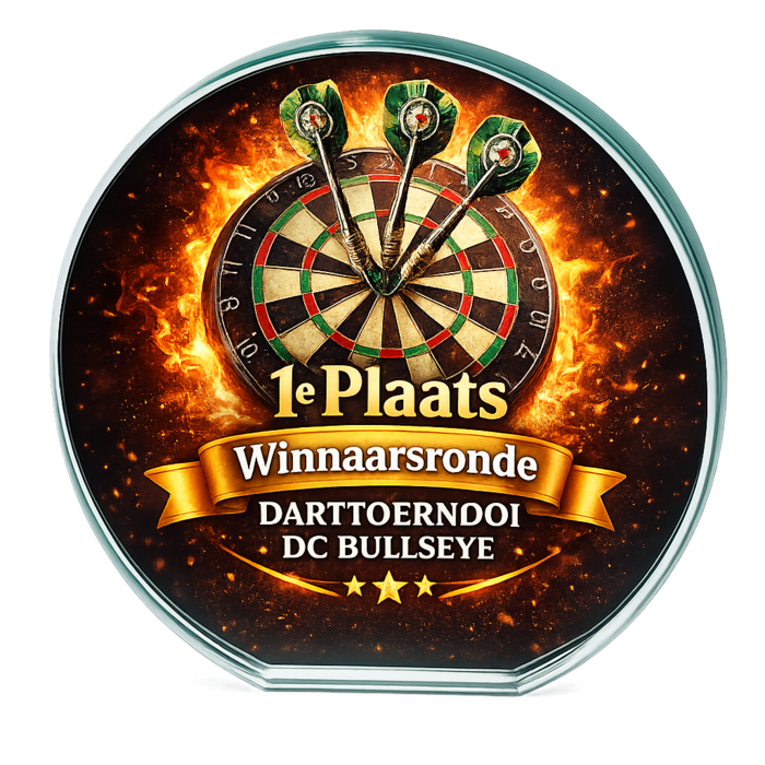 Glazen award Rond Full- colour