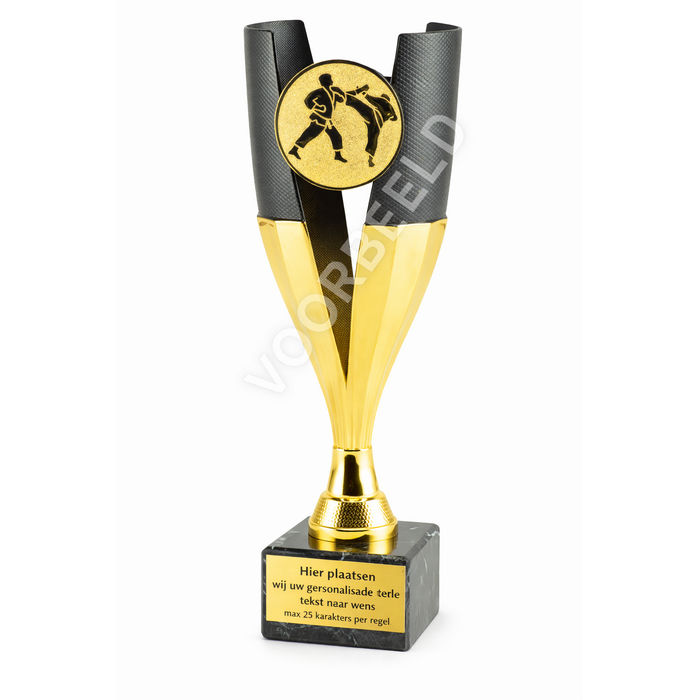 Trofee goud-zwart