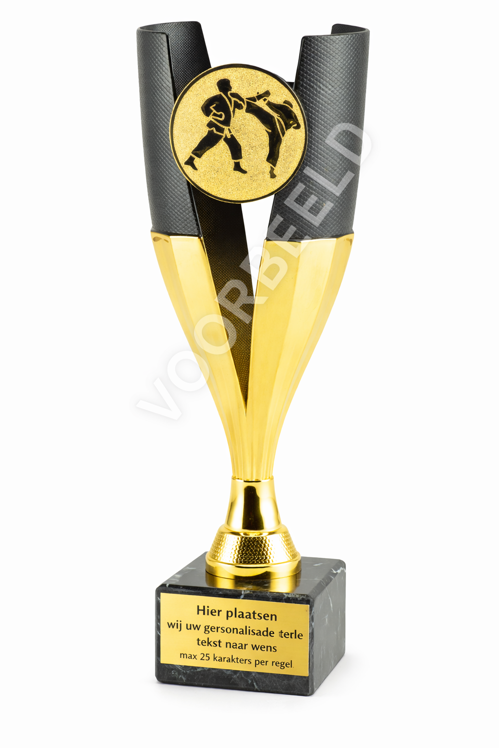 Trofee goud-zwart