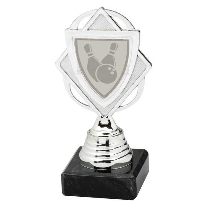Bowling Trofee met Marmeren Voet