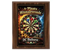 Plaquette met full-colour  UV Print