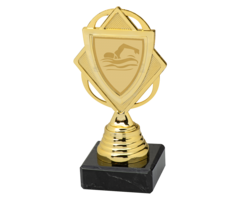 Zwem Trofee Shield – Goud, Zilver & Brons