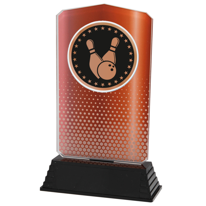Acryl Bowling Trofee – 18,5 cm