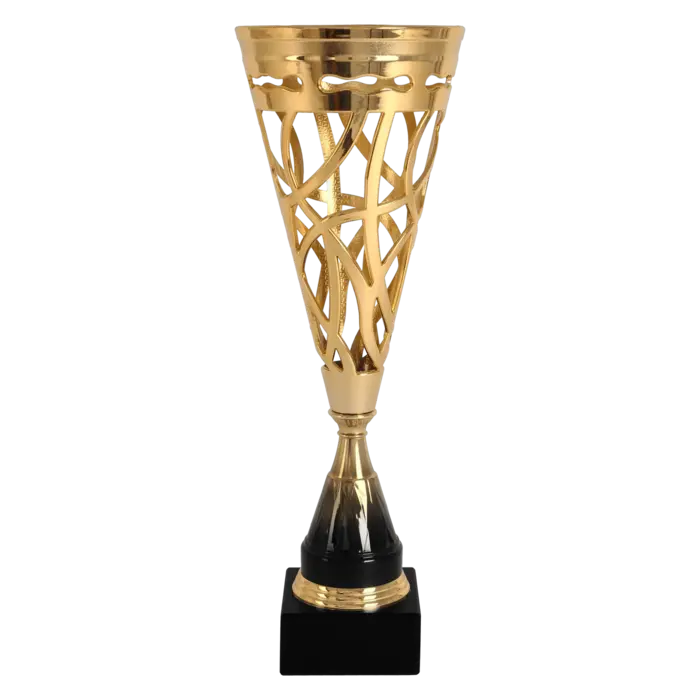 Beker Trofee Modern Design – Goud