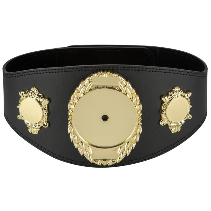 Luxe Boksgordel van 100% Leer – Kampioensgordel met Gravureplaatjes en Eigen Logo Optie