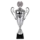 Extra Grote Zilveren Kampioensbeker 80 cm – Metalen Trofee met Deksel