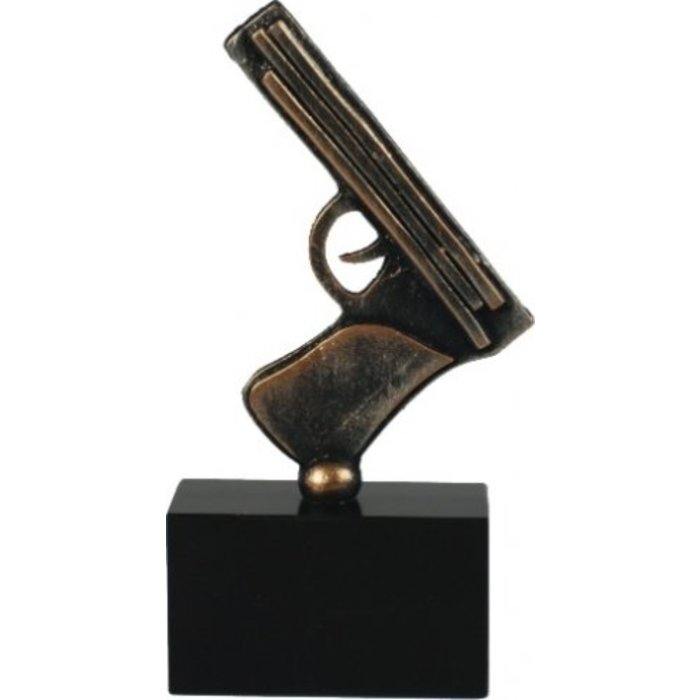 Metalen pistool award