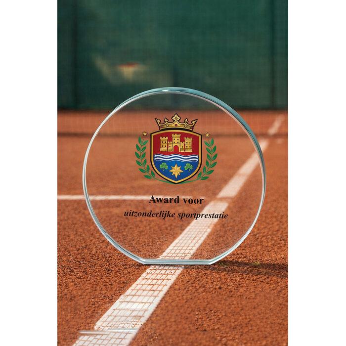 Glazen award Rond Full- colour