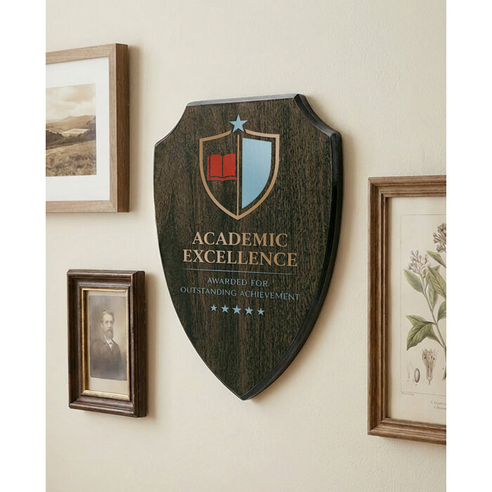 Schild Plaquette met full-colour UV Print