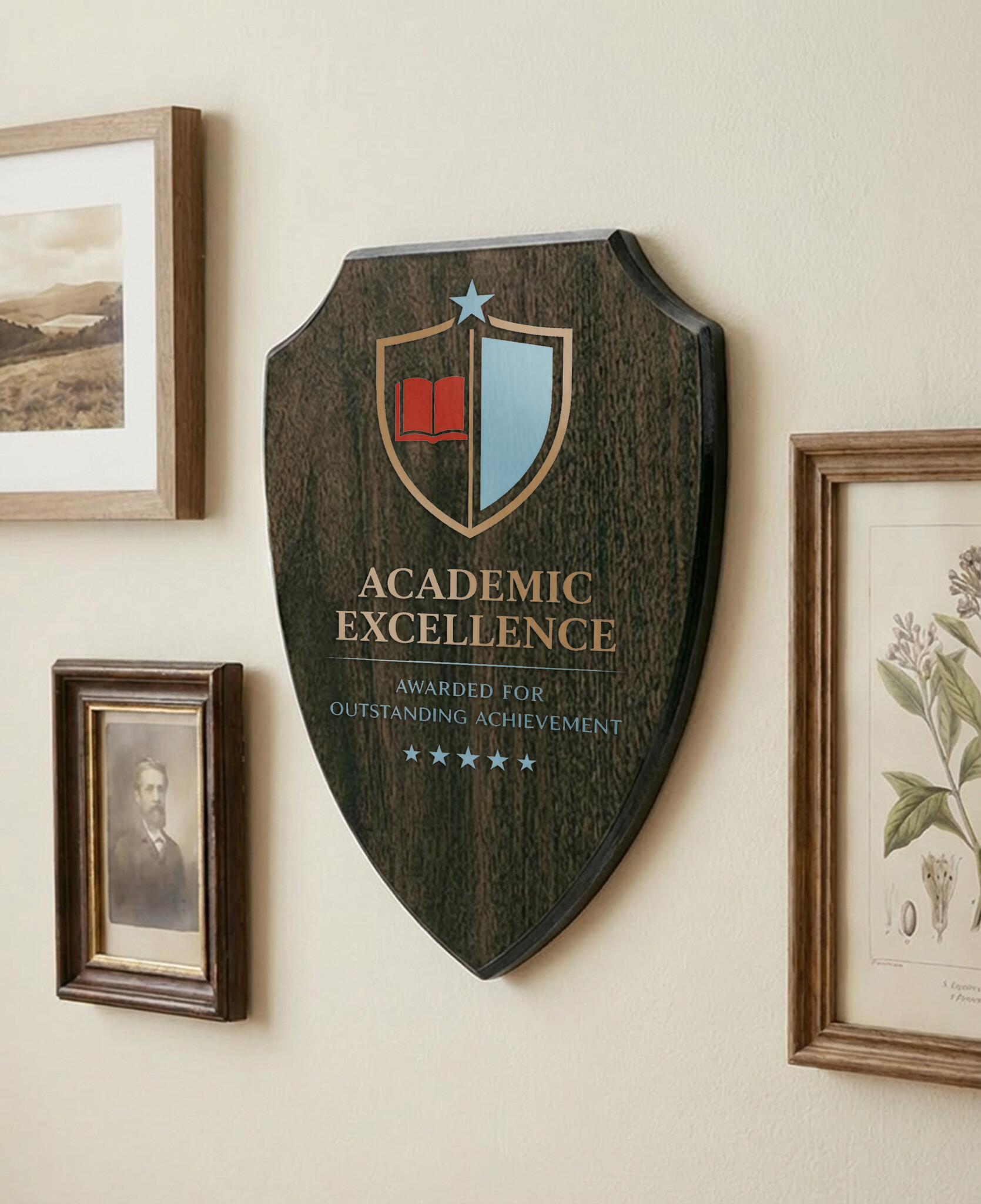 Schild Plaquette met full-colour UV Print