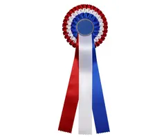 Rozet rood- wit- blauw