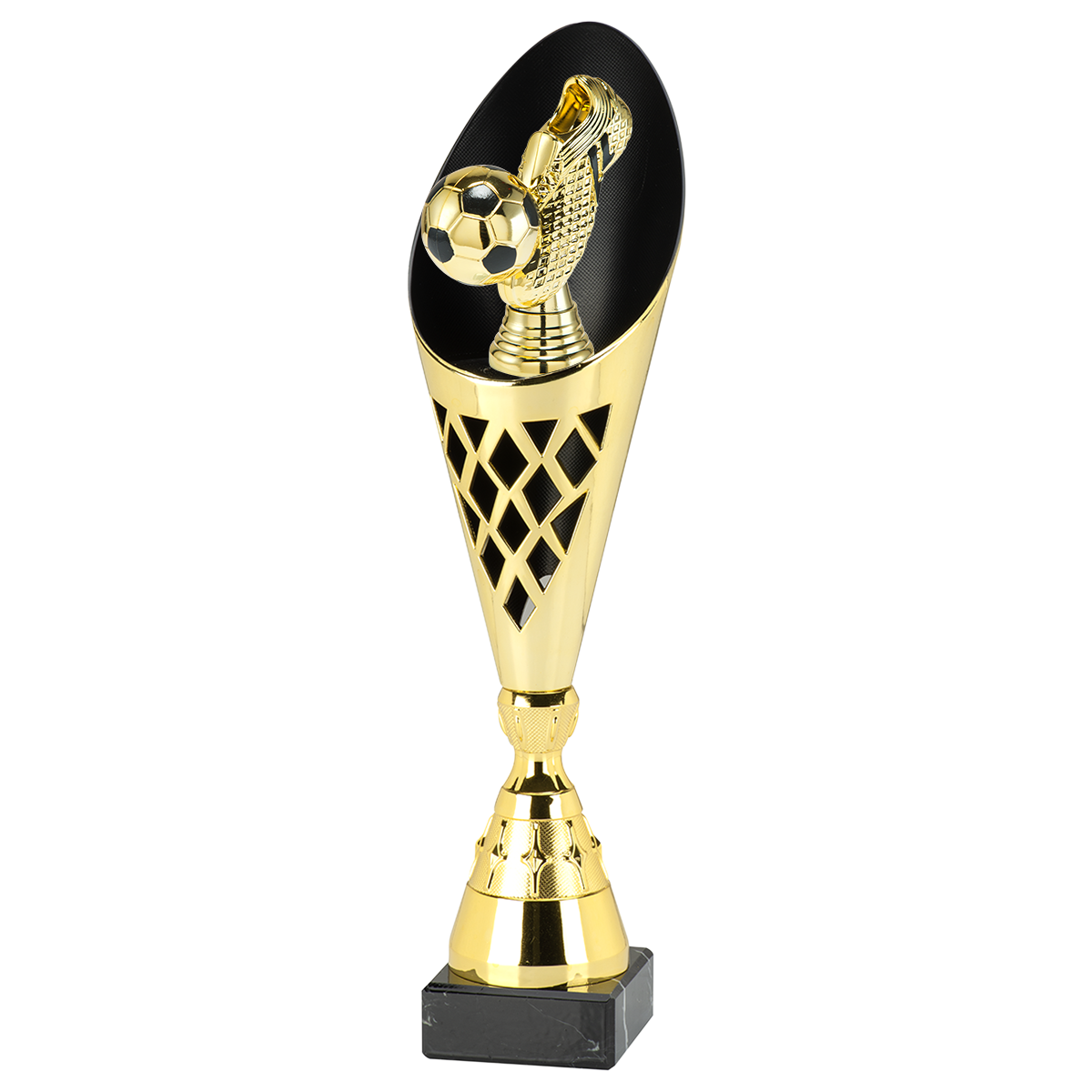 Voetbaltrofee met 3D Voetbalfiguur 35–39 cm