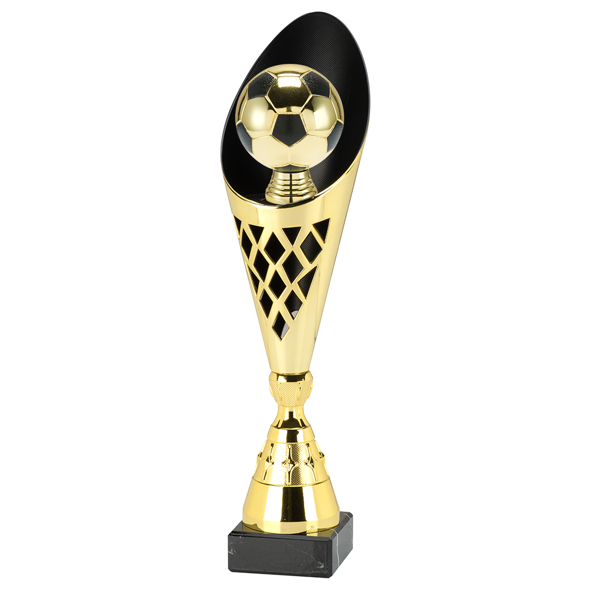 Voetbaltrofee met 3D Voetbal 35–39 cm