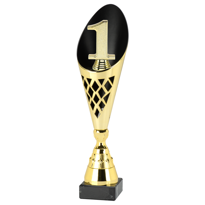 Trofee 1e plaats met 3D cijfer 1 – 35–39 cm