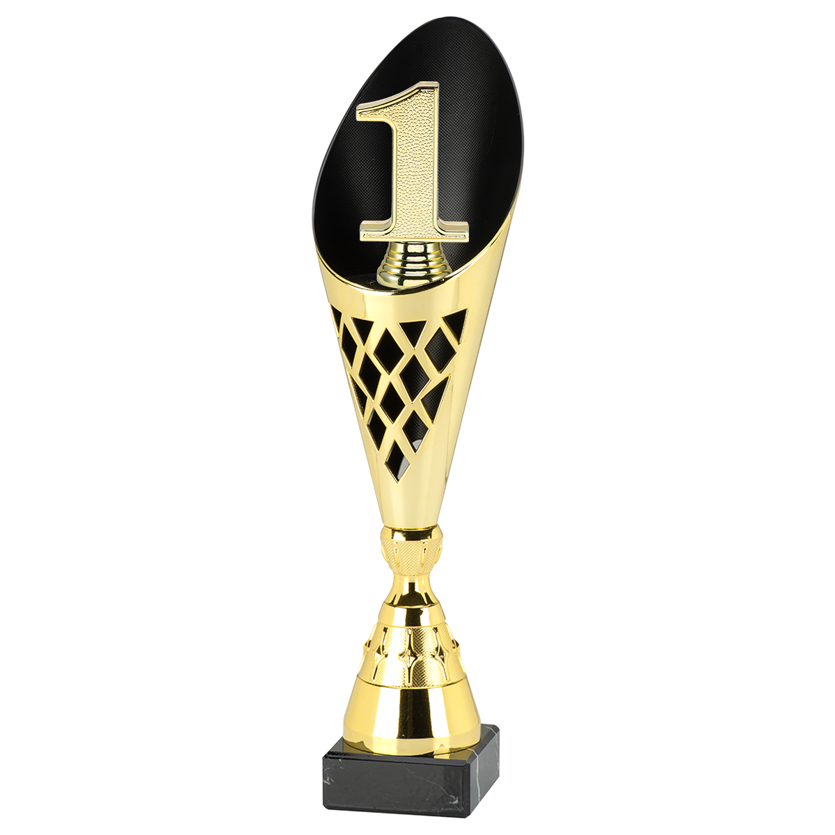 Trofee 1e plaats met 3D cijfer 1 – 35–39 cm