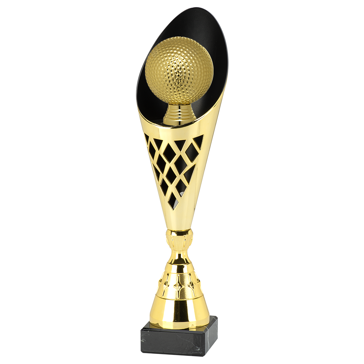 Golf Trofee met 3D golfbal – 35–37-39 cm