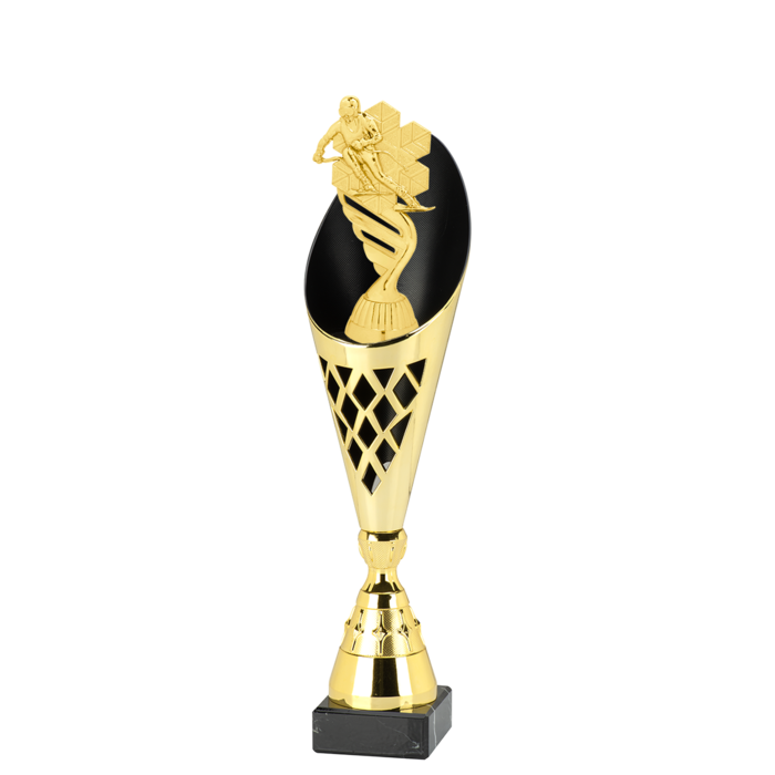 Ski Trofee met 2D skifiguur 35 t/m 39cm