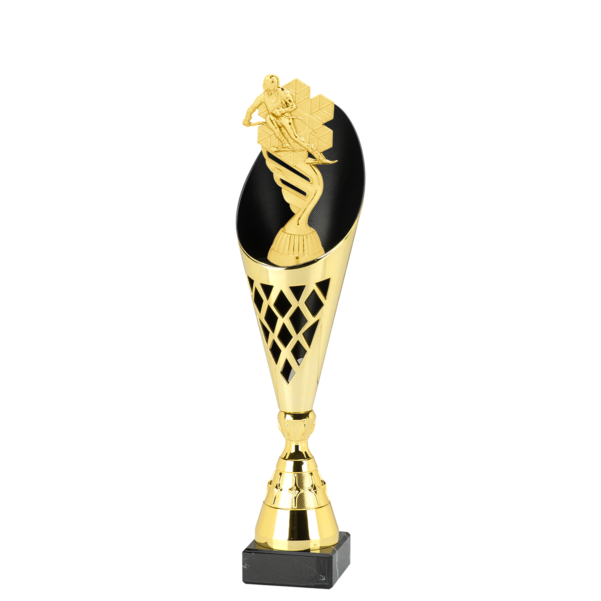 Ski Trofee met 2D skifiguur 35 t/m 39cm
