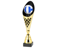 Volleybal trofee, Goud  35 t/m 39cm