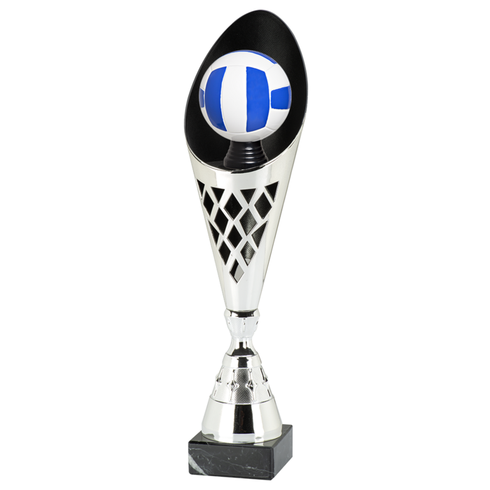 Volleybal trofee, Zilver  35 t/m 39cm