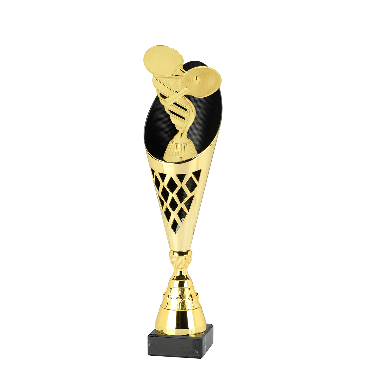 Tafeltennis trofee Goud 35 t/m 39cm