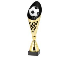 Voetbaltrofee met 3D Voetbal 35–39 cm